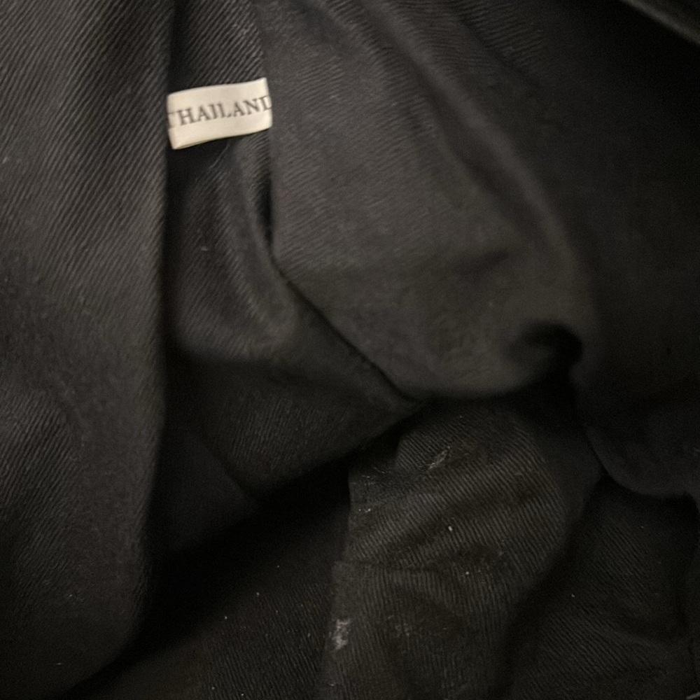 Ellington Black Leather Tote Bag purse Laptop - Picture 9 of 9